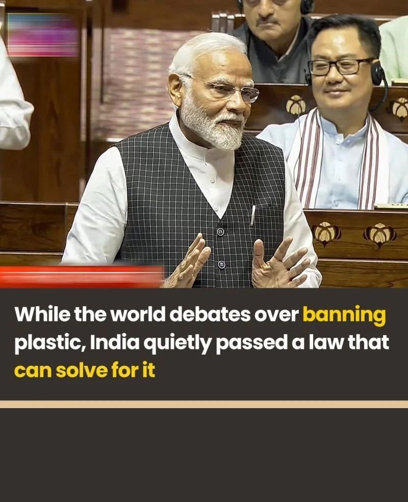 While the world DEBATES over banning plastic, India quietly passed a law that might just solve it.