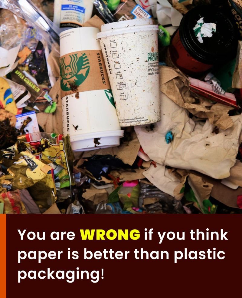 You are WRONG if you think paper, aluminium or glass is better than plastic for packaging