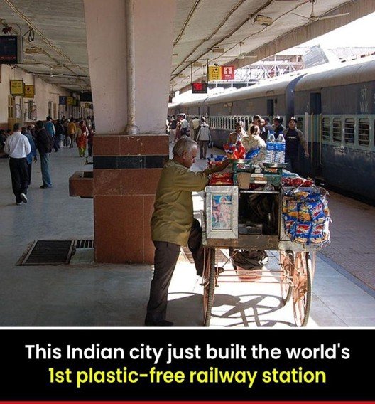 This Indian city just built the world’s 1st railway station that recycles all its plastic waste.